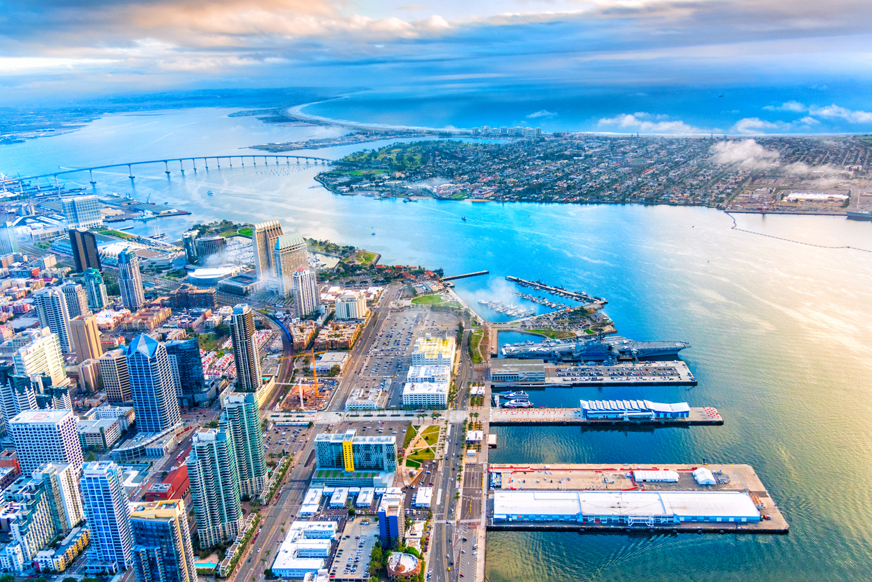 Panoramic Image of San Diego, CA